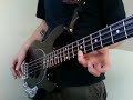 Learn simple bass riffs:  Under the bridge (ending)