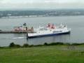 Stena Caledonia leaving Douglas