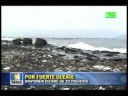 Fuerte oleaje en el litoral peruano