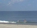 Relaxing on Nantasket Beach