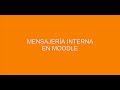 mensajería en moodle