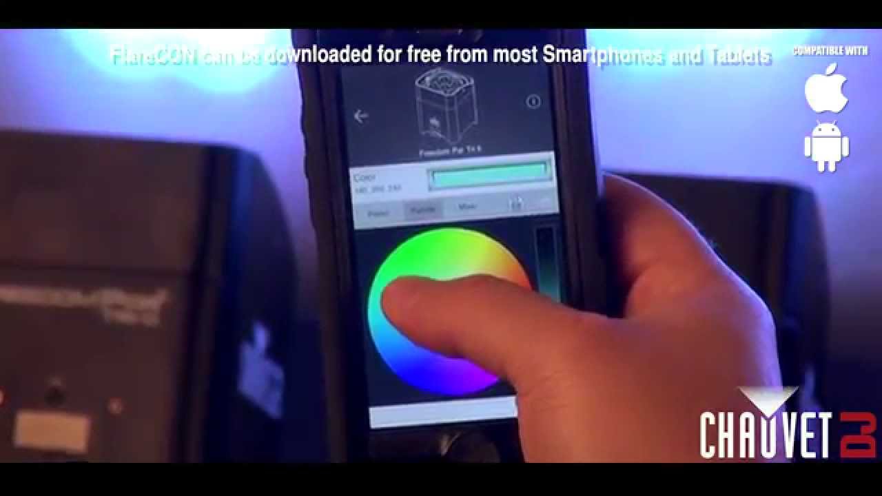 CHAUVET DJ FlareCON- Wireless DMX  lighting control from Smartphones