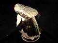 Antique Brass Owl Music Box