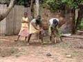 Togo Girl Hoe Farming in Africa