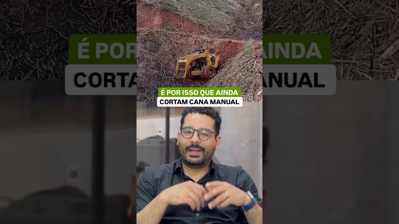 Por que ainda existe cana cortada à mão no Brasil? 🤯🌱 #agro  #canadeaçúcar #campo