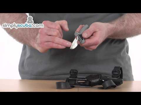 how to attach dive knife to bc