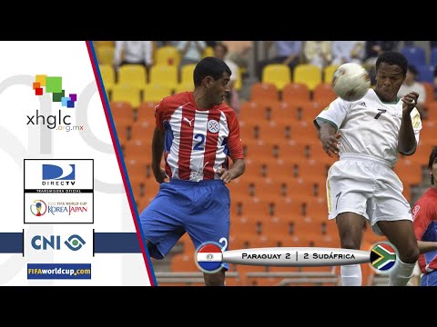 Sud&aacute;frica 2 - 2 Paraguay, Mundial Korea-Jap&oacute;n 2002
