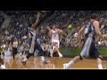 Ricky Rubio finds Michael Beasley behind the defense for the alley-oop.