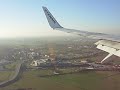 Plane arriving at Milan Bergamo