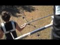 Wallenda 7 person pyramid. View from the top! Helmet Cam.