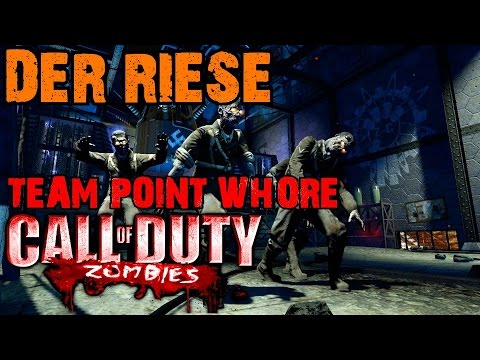 POINT WHORE TEAM CHALLENGE!▐ CoD Zombies on Der Riese
