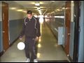 A school is being overun by soccer hooligans playing soccer throughout the facility. Salesian Soccer CIF Champs