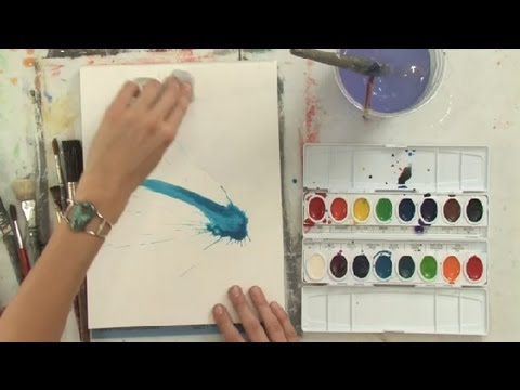 how to do paint splatter