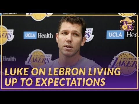 Video: Lakers Interview: Luke Walton Talks About LeBron Passing Wilt and Living Up to Expectations