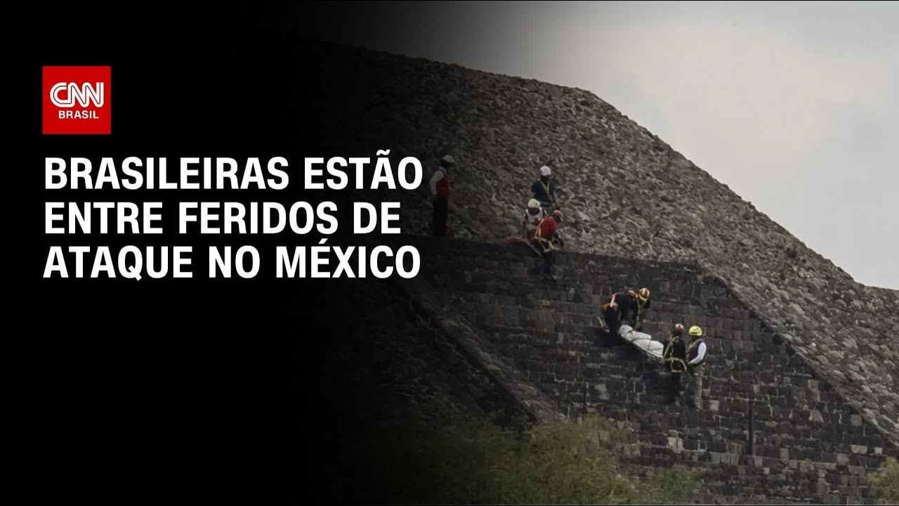 Ataque no México: Duas brasileiras estão entre feridos nas pirâmides | LIVE CNN