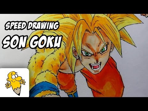 how to draw ssj4 goku