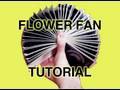 Flower Fan Card Flourish Tutorial