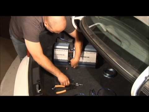 how to fit amplifier in car