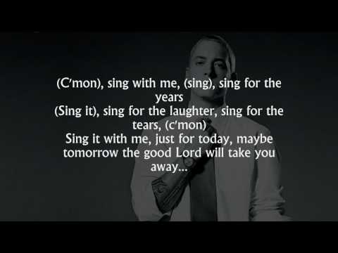 Eminem - Sing For The Moment (lyrics) [HD]