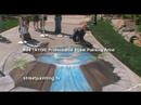 Streetpainting.tv: Rod Tryon 3-D Koi Pond Street Painting