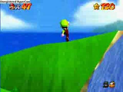 how to be yoshi in super mario 64