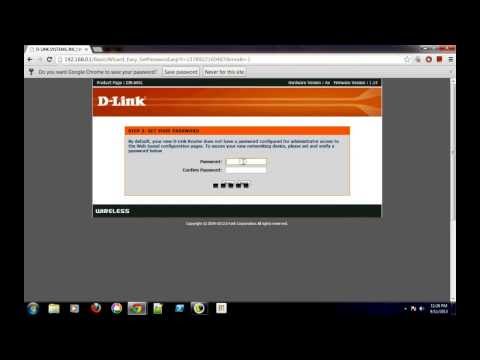 how to connect a d-link wireless router to a laptop