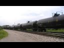NS 9348 Leads NS 347, Mixed Freight, at Citico Jct.