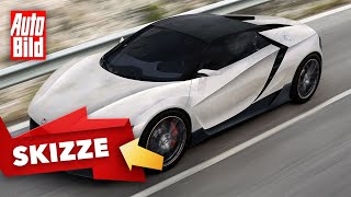 Honda S2000-Nachfolger (2024) | Kommt die Neuauflage des Roadsters mit Type R Motor? | Skizze by Auto Bild