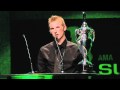 2010-05-14 | Supercross - Las Vegas 2010 -Awards_Weimer Acceptance ~> racing competition, produced inside a stadium that seats no less than 35000 fans, where dirt is brought in and sculpted using construction ... ()