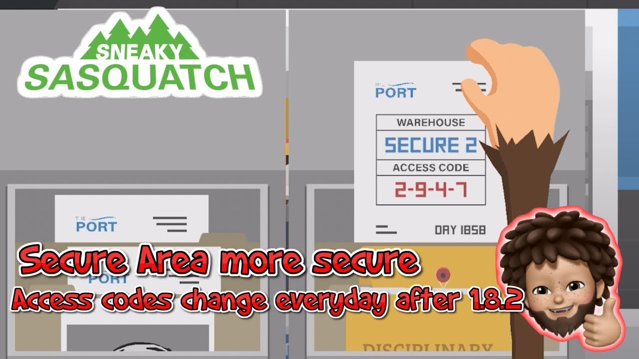 Sneaky Sasquatch -  Secure Door is more secure (1.8.2) | Access Codes change everyday
