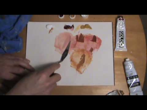 how to make a skin colour with paint