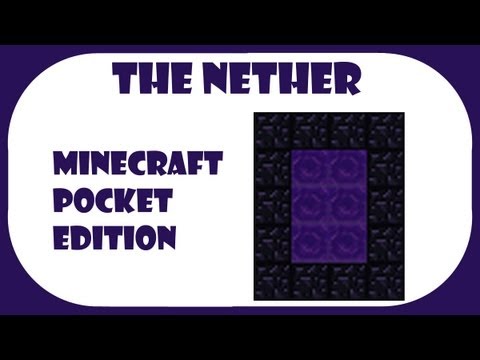 how to get to the nether on minecraft p.e
