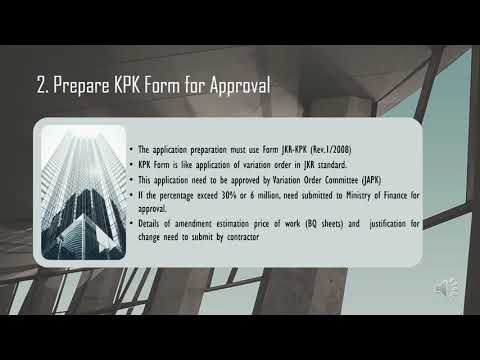 VARIATION ORDER & FINANCIAL STATEMENT