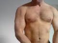 muscle posing