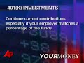 Your Money: 401k Plans in Trying Times