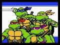 TMNT opening with game graphics