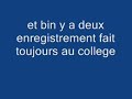 schreiage nokaia dans la cour du college