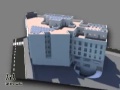 Trabajo de infoarquitectura del edificio El Sapo situado en Los Llanos de Aridane, para la empresa constructora Sabino Ramos S.L. realizado por Alex Batista