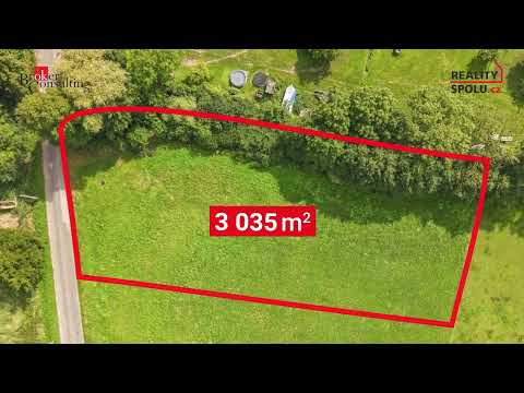 Video Prodej, pozemky/bydlení, 3055 m2, Trní , Sobotka, Jičín [ID 74618]