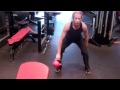 Figure 8's w/ kettlebell - Perform figure 8's through your legs while holding a kettlebell.