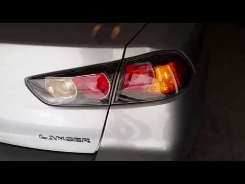 2008-2015 Mitsubishi Lancer Sedan – Checking Tail Lights After Replacing Bulbs
