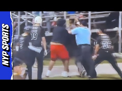 Wild Fight Explodes Between Players and Fans at Youth Baseball Game ...