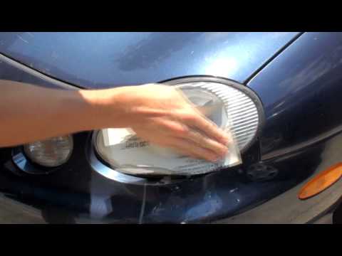 how to repair yellow headlights