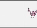 giving birth to a tiny pink man 