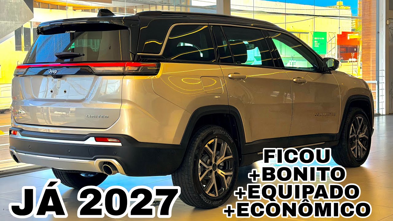 NOVÍSSIMO JEEP COMMANDER LIMITED 1.3 MHEV 2027 EM DETALHES | CHEGOU COM MUDANÇAS CONFIRA!!