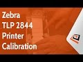 Zebra TLP 2844 Printer Calibration