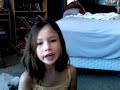 my little sister messing with my computer 