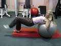 fitball leg extension