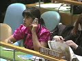 new york, usa, 11 december 2007 --  the united nations general assembly began high-level talks on tuesday, convening for a commemorative plenary meeting devoted to following up on the outcome of the special session on children held in the same hall five years ago. 

speaking on behalf of the 90 young people who have congregated at unicef house in new york this week for a youth forum, longeni matsai, 14, of namibia urged participants to listen 