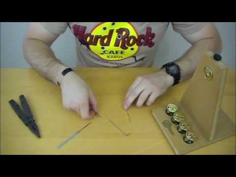 how to unlock a door with a paperclip
